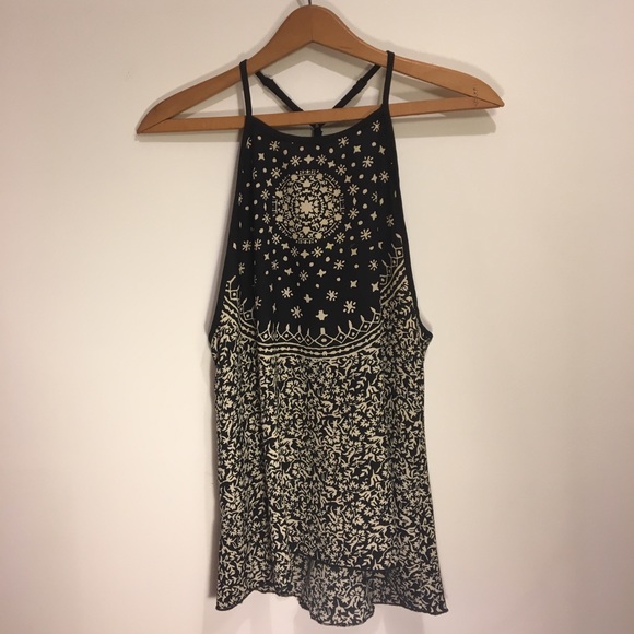Celestial print low racer back camisole - Picture 1 of 4